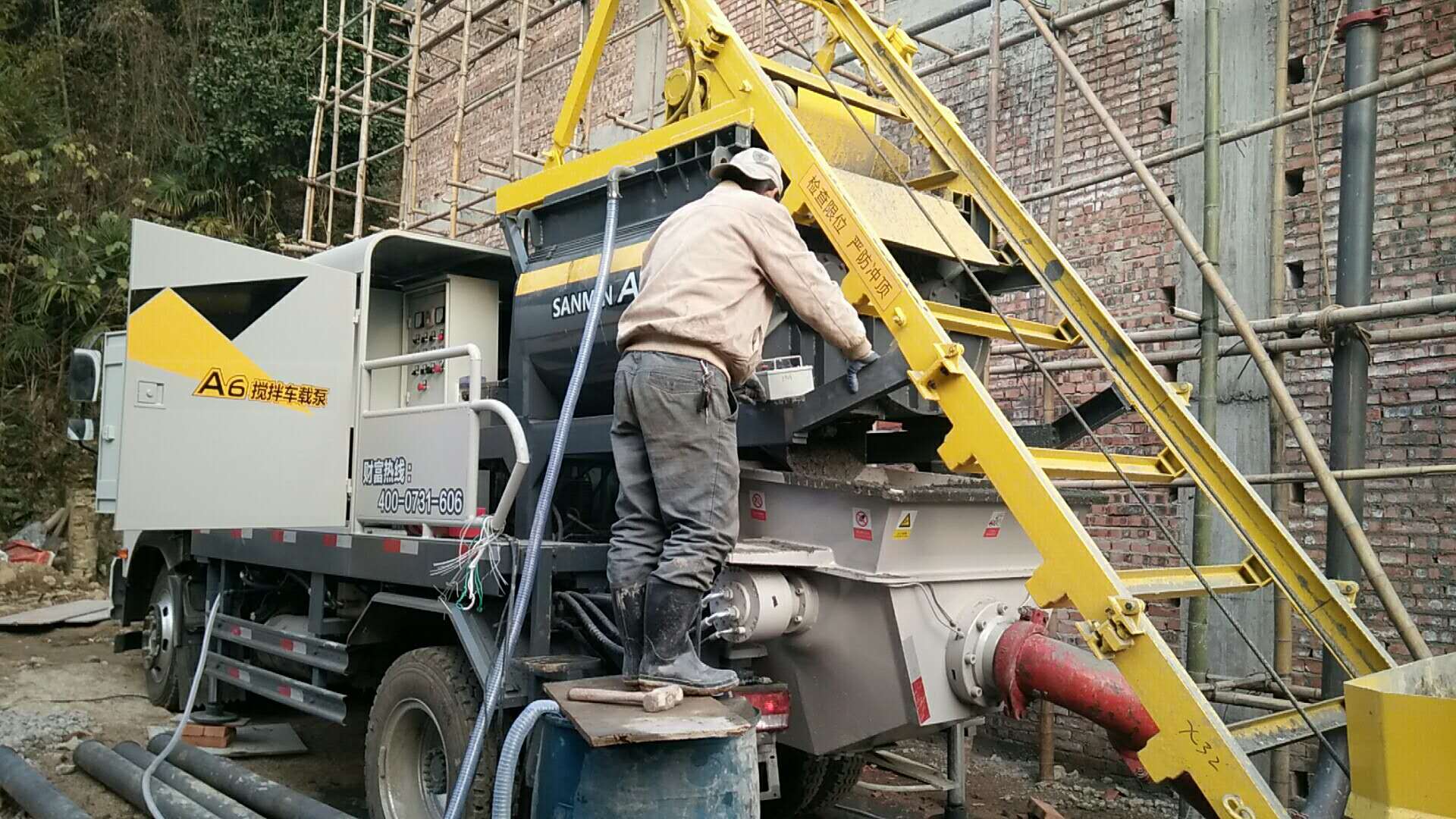 攪拌拖泵和車載攪拌泵簡單故障處理